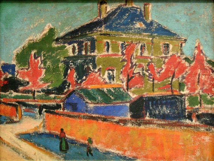 Ernst Ludwig Kirchner Villa in Dresden china oil painting image